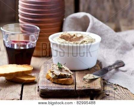 Paste From A Chicken Liver.