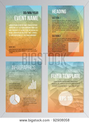 Set of Poster, Brochure Design Templates