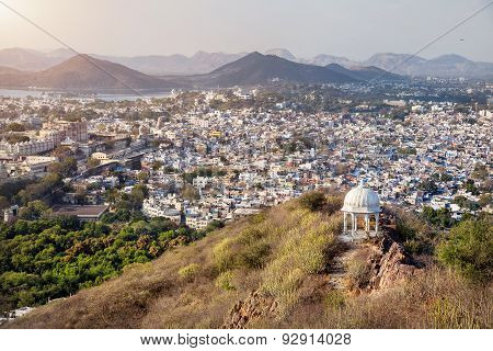 Udaipur City View In India