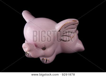 핑크 코끼리의 도자기 그림