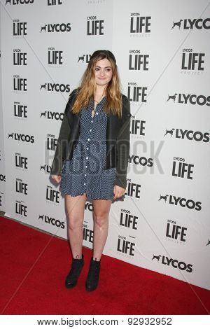 LOS ANGELES - JUN 8:  Alexis Raich at the LA Launch Of LYCOS Life at the Banned From TV Jam Space on June 8, 2015 in North Hollywood, CA