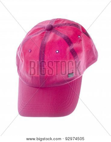 Jockey Cap  Isolated On White