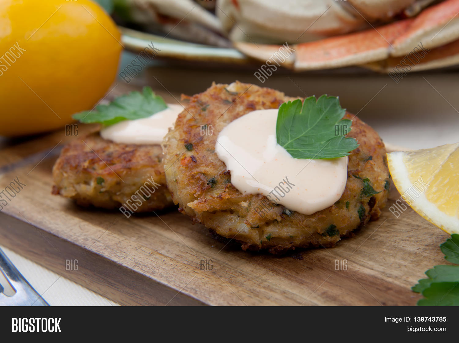 Crab Cakes Appetizer Image & Photo (Free Trial) Bigstock