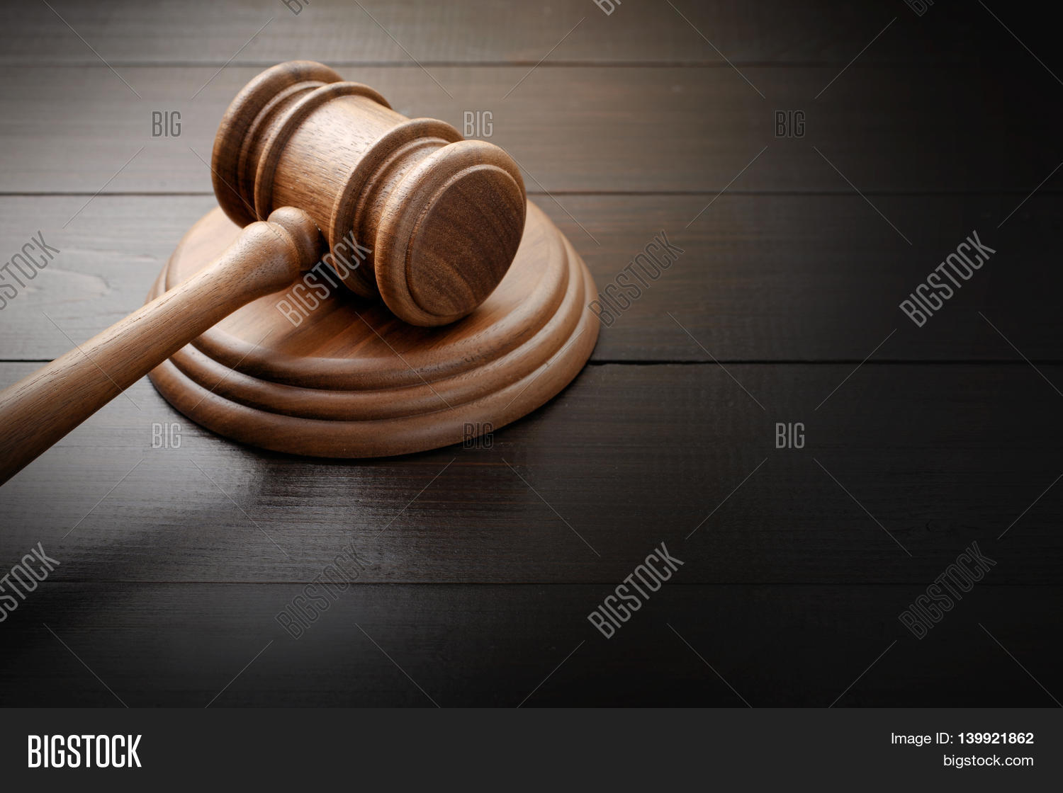 Judge Hammer On Brown Image & Photo (Free Trial) Bigstock