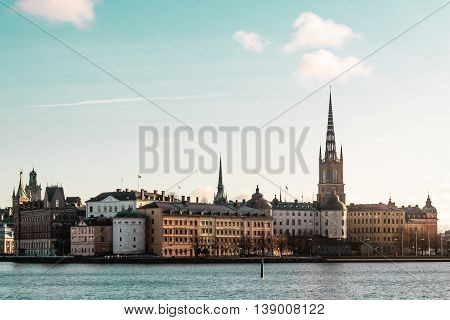 Old Town (gamla Stan) In Stockholm, Sweden