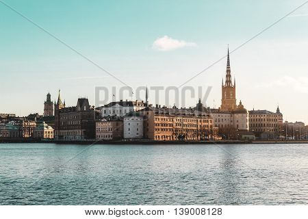 Old Town (gamla Stan) In Stockholm, Sweden