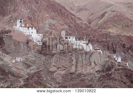 Basgo Buddhist Monastery Leh - Ladakh Jammu and Kashmir India.