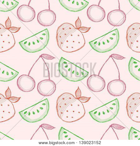 Vector Seamless Pattern, Graphic Illustration