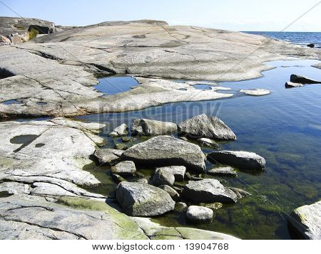 Rocky seashore