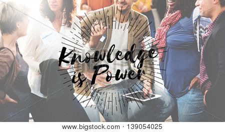 Knowledge is Power Education Wisdom Success Concept