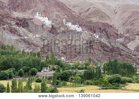 Basgo Buddhist Monastery Leh - Ladakh Jammu and Kashmir India