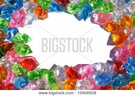 Color Plastic Diamonds
