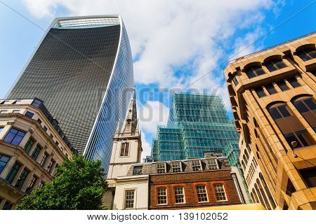 Skyscraper 20 Fenchurch Street In London, Uk