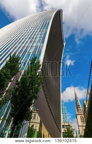 Skyscraper 20 Fenchurch Street In London, Uk