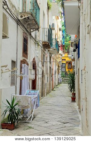 GAETA ITALY - JUNE 25 2016: View of the old city