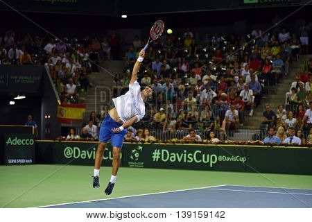 Tennis Player In Action
