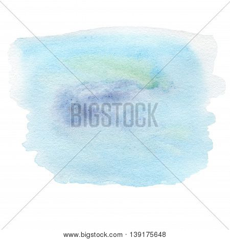 Watercolour Hand Painted ink spot textured background. High resolution