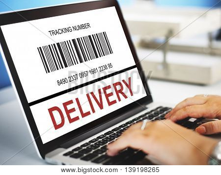 Bar Code Order Tracking Number Concept