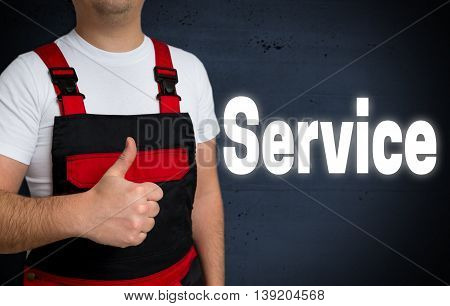 service is shown by craftsman concept background picture