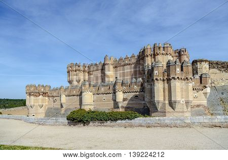 Coca Castle (Castillo de Coca) is a fortification constructed in the 15th century and is located in Coca in Segovia province Castilla y Leon Spain.