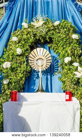celebration the Feast of Corpus Christi (Body of Christ) also known as Corpus Domini