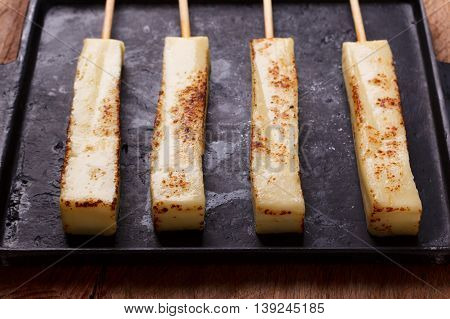 Brazilian Traditional Cheese Queijo Coalho