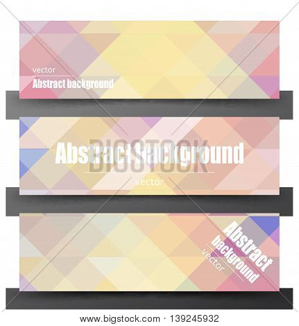 Abstract Mosaic Banner.