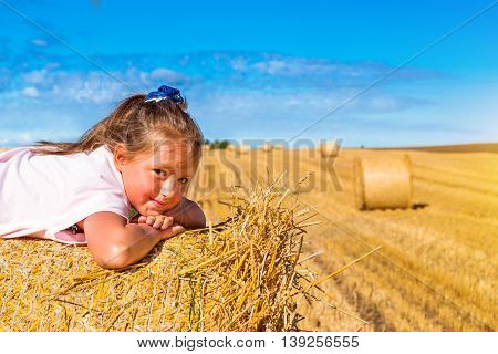 Stacks Of Straw - Bales Of Hay, Rolled Into Stacks