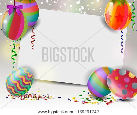 easter card with egg for you design