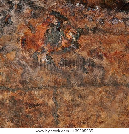 Rustry surface background with lots of stains
