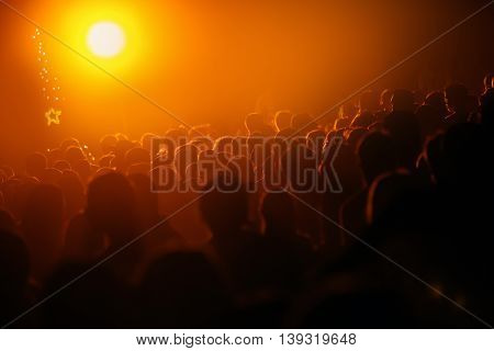 Large group of people symbolizing overpopulation on planet