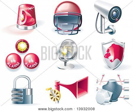 raster version of security icon set