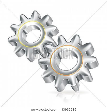 Två redskap ikonen, mesh