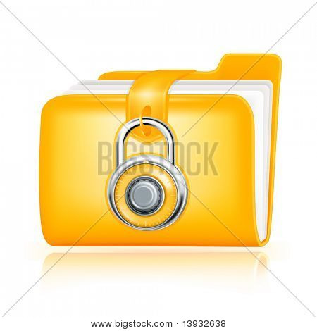 Stängda mappikonen, mesh