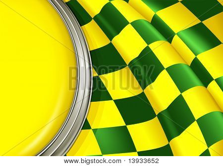 Vector karhennettu tausta, keltainen ja vihreä