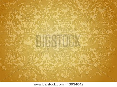 Vintage Grunge Brown mønster, vektor