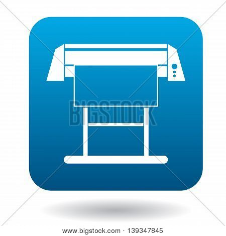 Large format inkjet printer icon in simple style on a white background