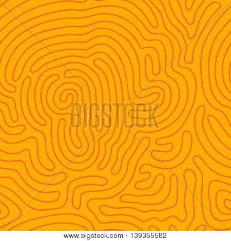 Abstract seamless pattern whith orange line on background.