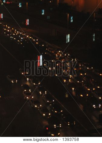 Carros e luzes