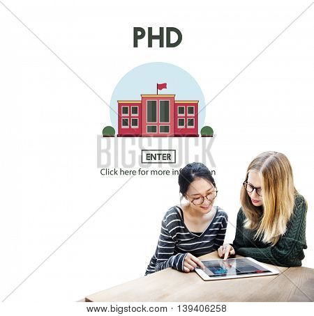 PHD Doctor of Philosophy Knowledge Education Concept