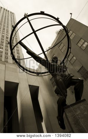 Atlas statua