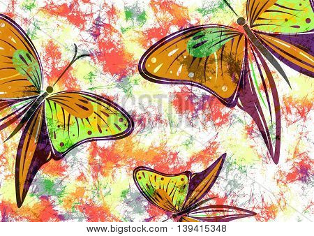 Raster Drawn Background