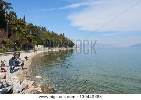 Trail In Sirmione, Italy