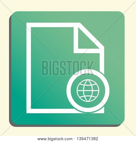 File Internet Icon Vector & Photo (Free Trial) | Bigstock