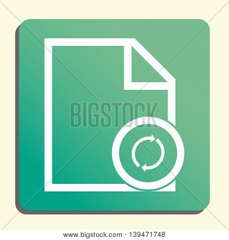 File Refresh Detailed Icon Vector y foto File Refresh Icon (prueba gratis) | Bigstock
