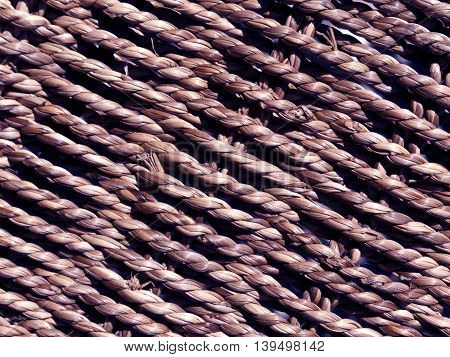 Abstract Wicker Baslet Texture.