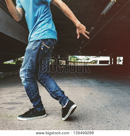 Breakdance Hiphop Dance Skill Streetdance Concept