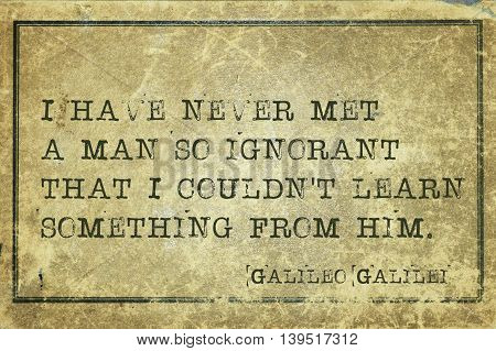 Met Man Galileo