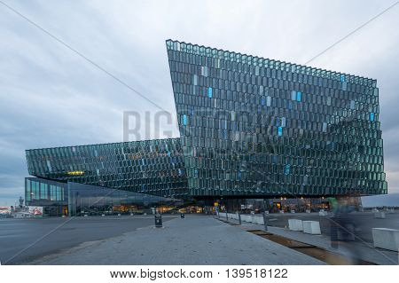 Harpa Hall In Reykjavik