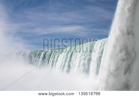 Canadian Horseshoe Falls At Niagara
